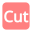 video-4-words-cut-text-button-red-547_256.png