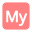 video-4-words-my-text-button-red-739_256.png