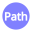 video-4-words-path-text-button-blue-circle-820_256.png