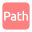video-4-words-path-text-button-red-822_256.png