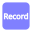 video-4-words-record-text-button-blue-798_256.png