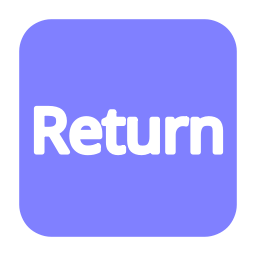 video-4-words-return-text-button-blue-792_256.png