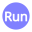 video-4-words-run-text-button-blue-circle-568_256.png