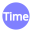 video-4-words-time-text-button-blue-circle-652_256.png