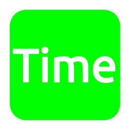 video-4-words-time-text-button-green-652_256.png