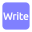 video-4-words-write-text-button-blue-839_256.png