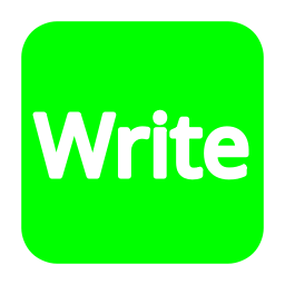 video-4-words-write-text-button-green-833_256.png