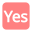 video-4-words-yes-text-button-red-697_256.png